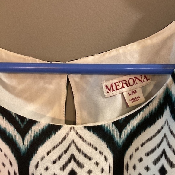 Silky Patterned Dress- Merona - Picture 3 of 8